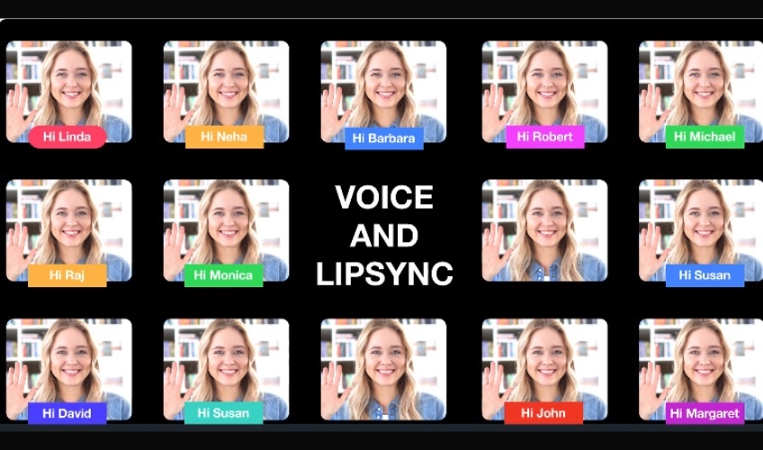 Voice and lipsync video previews. 