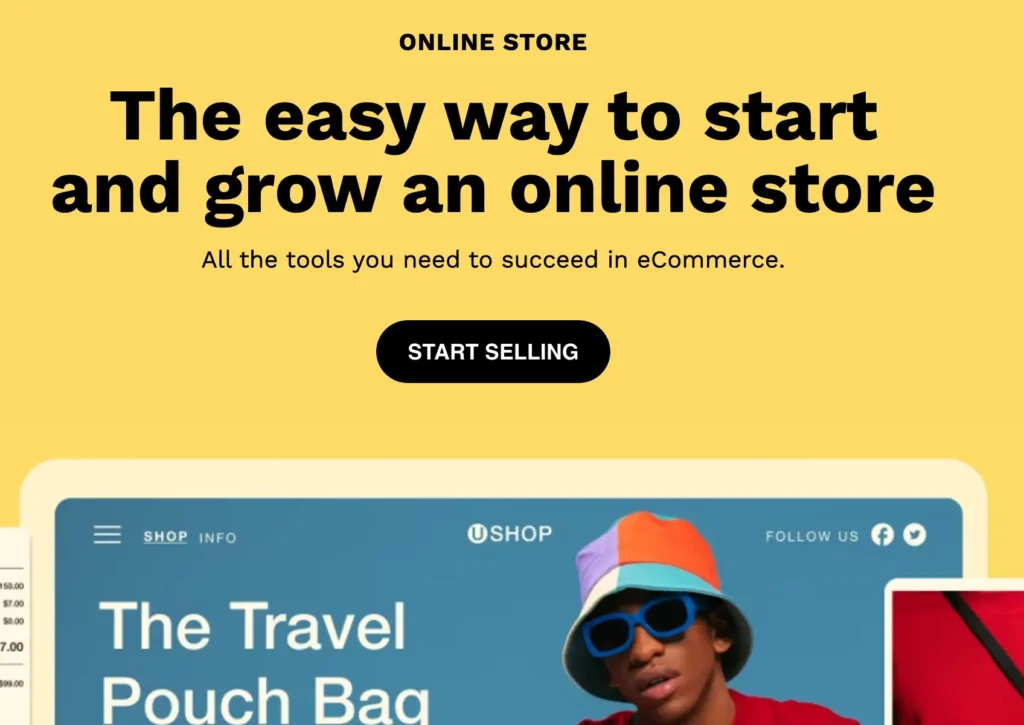 Web.com is an all-in-one ecommerce store builder for beginners